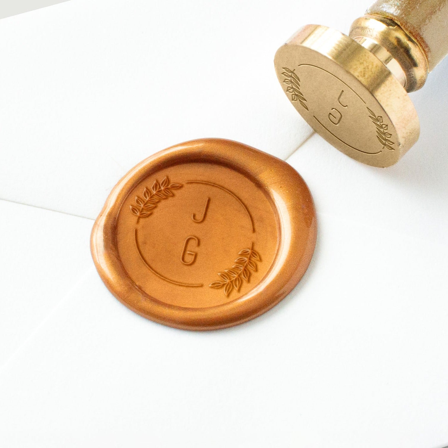 Wax Seal -  Branches Semi Circle