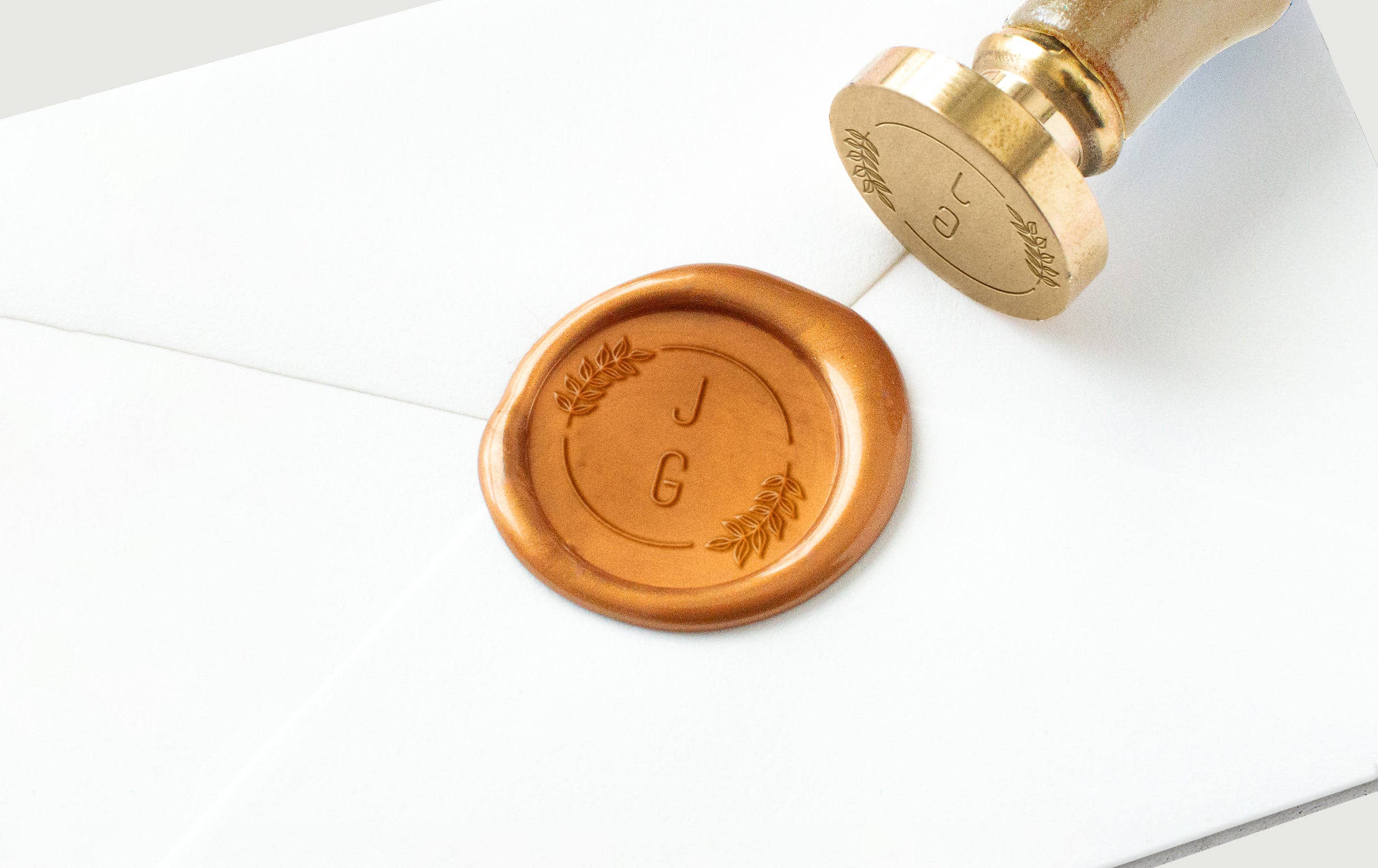 Wax Seal -  Branches Semi Circle