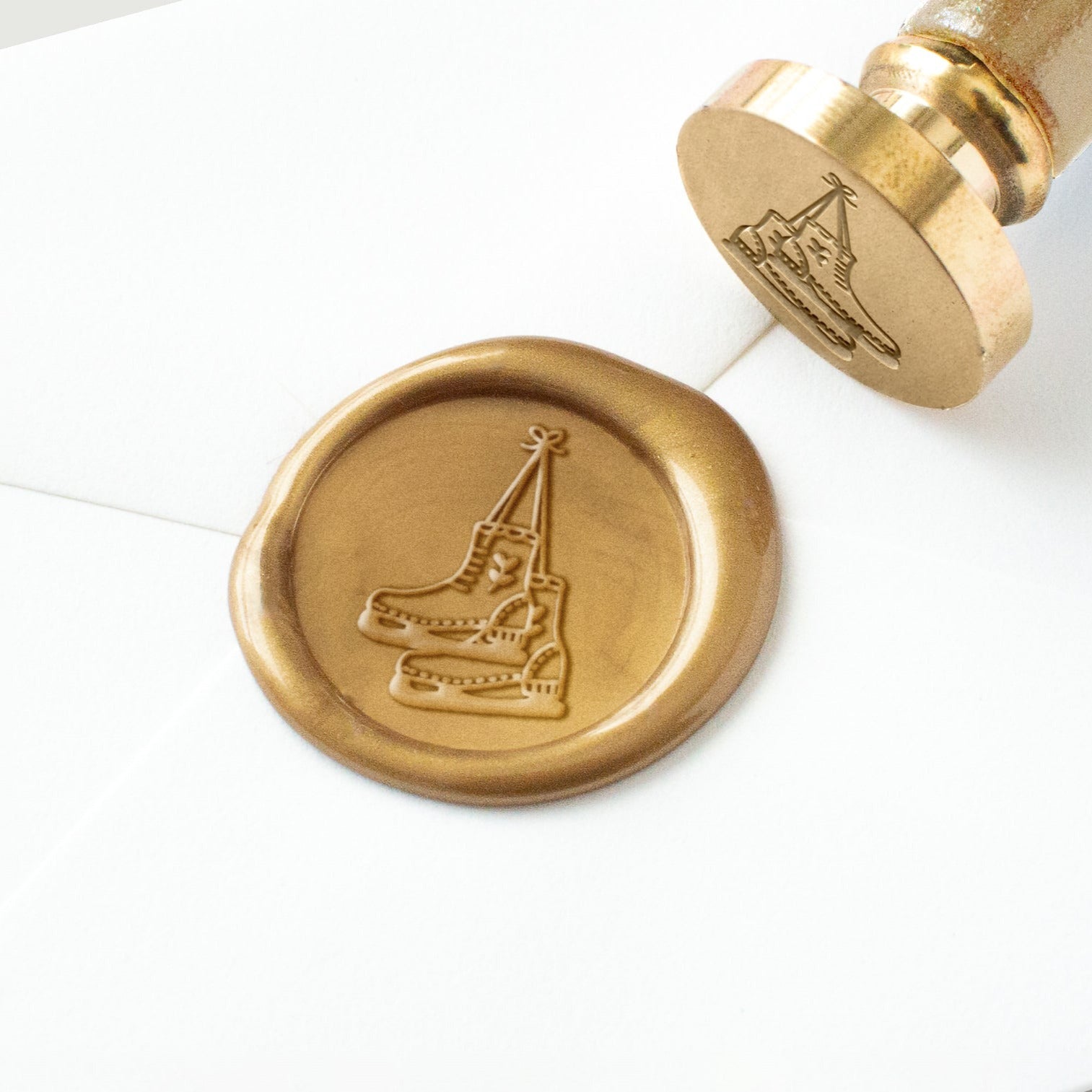 Wax Seal Stamp - Ice Skates