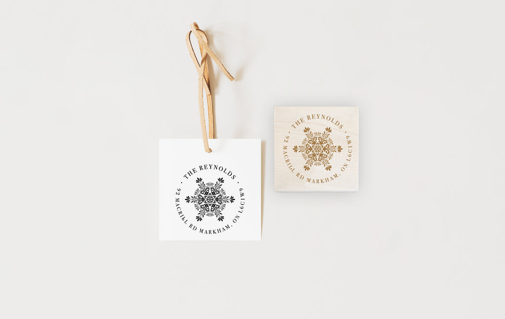 Stamp - Elegant Snowflake