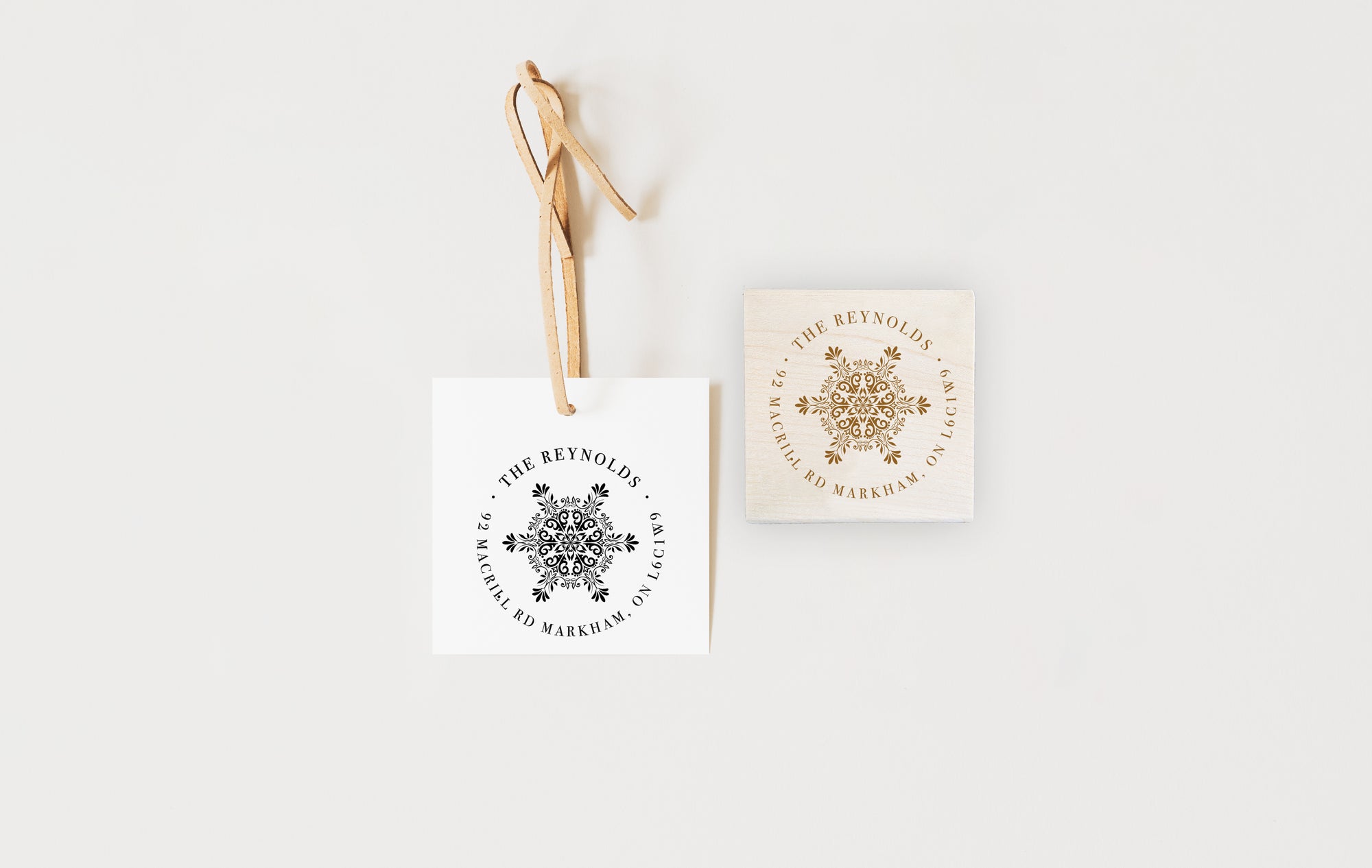 Stamp - Elegant Snowflake