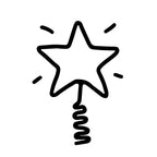 Wax Seal Stamp - Star Topper with Spring