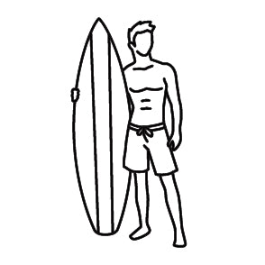 Wax Seal - Surfer