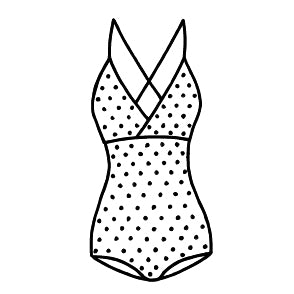Wax Seal - Polka Dot Swimsuit