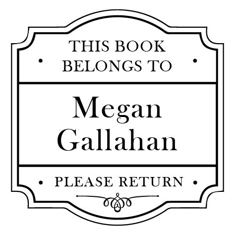Book Stamp - Megan