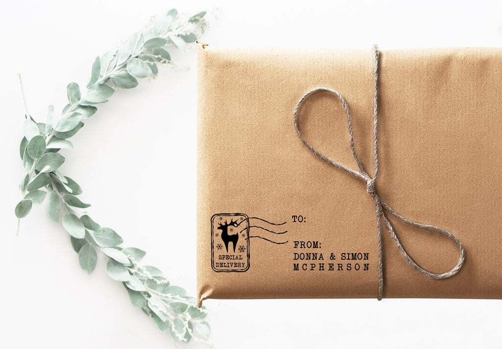 Stamp - Reindeer Special Delivery