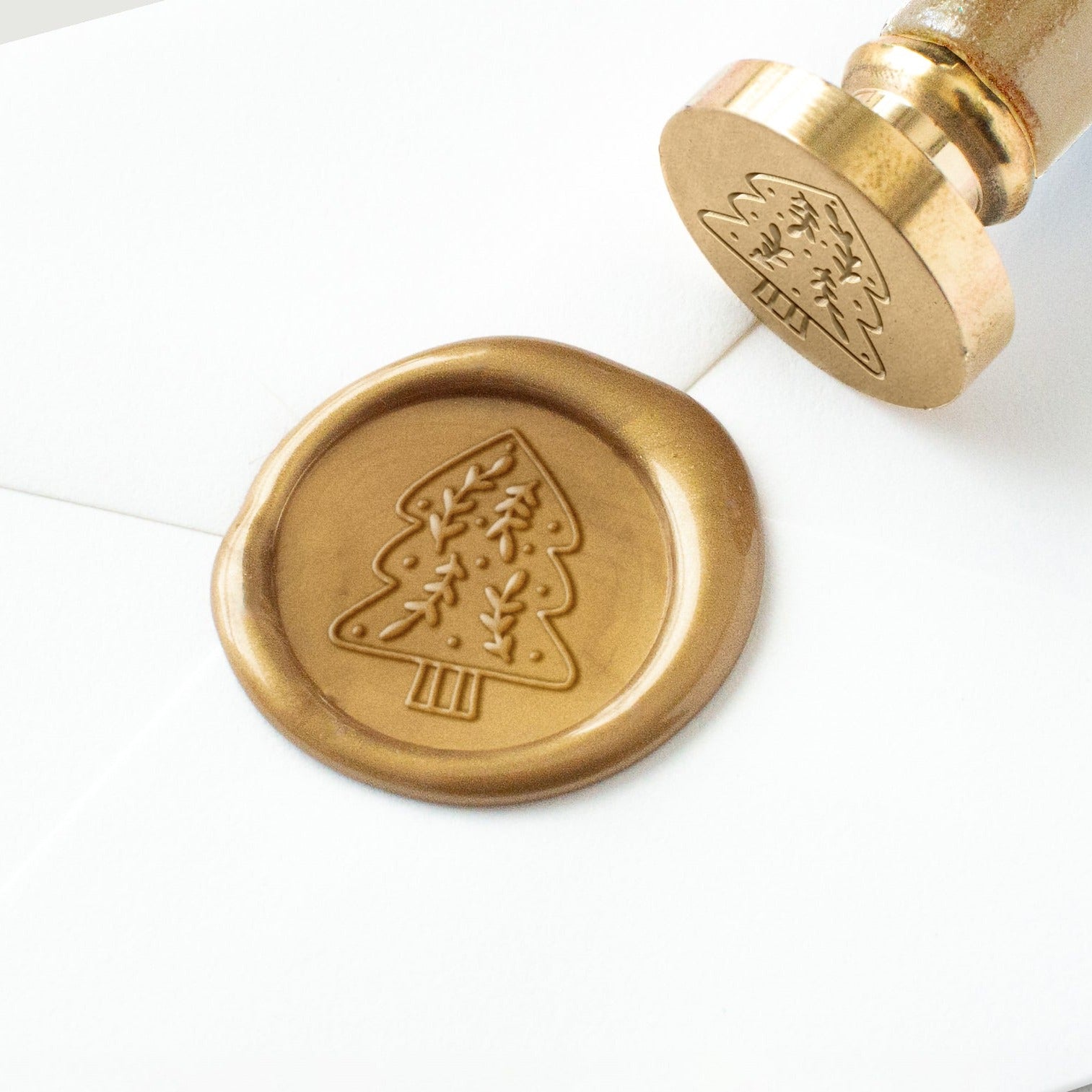 Wax Seal Stamp - Tree with Leaves