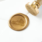 Wax Seal Stamp - Truck with Presents