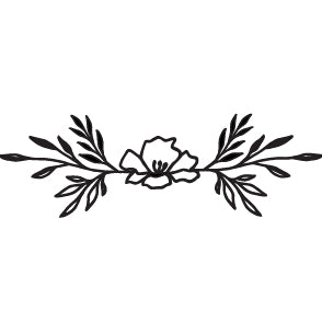 Wax Seal - Flower Ribbon