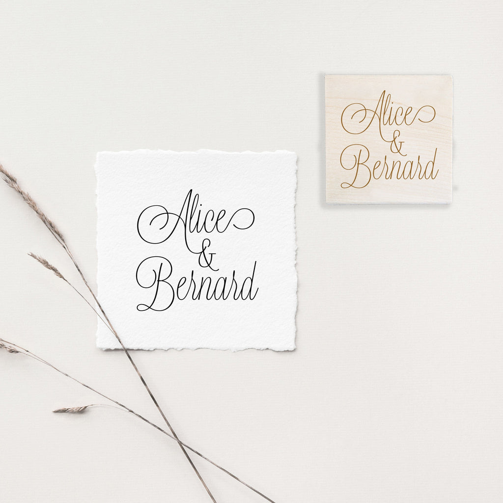Alice Wedding Stamp