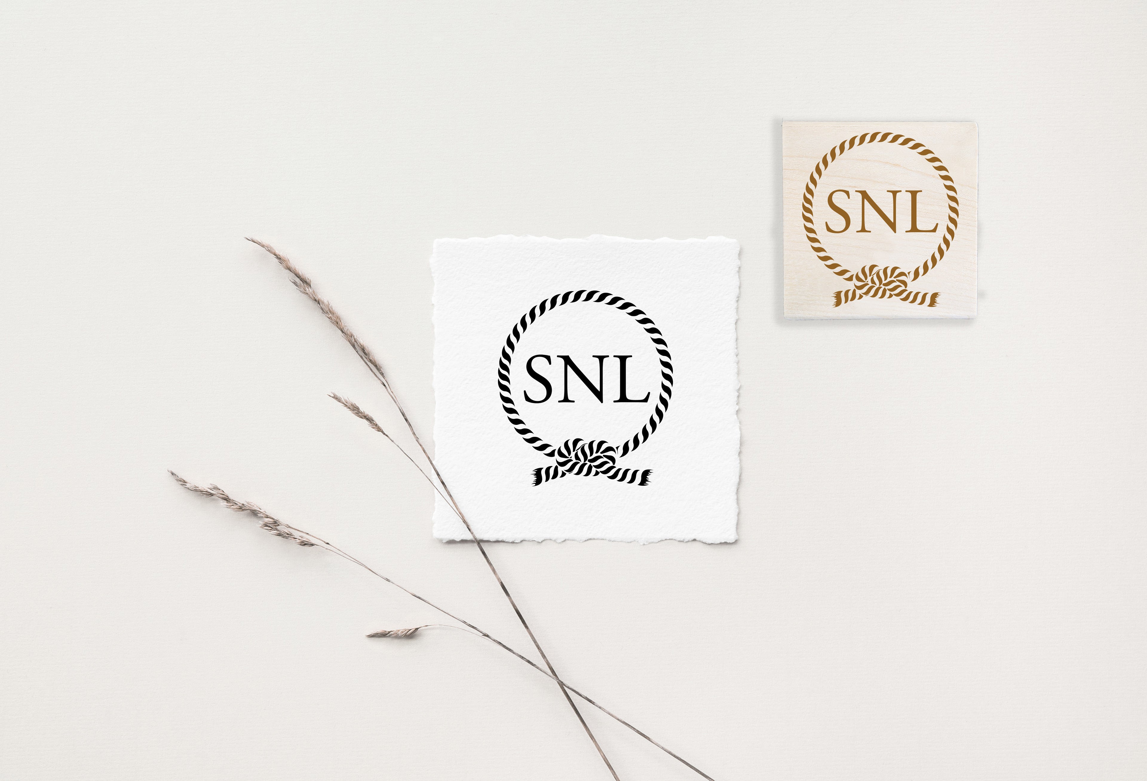Stamp - Nautical Monogram