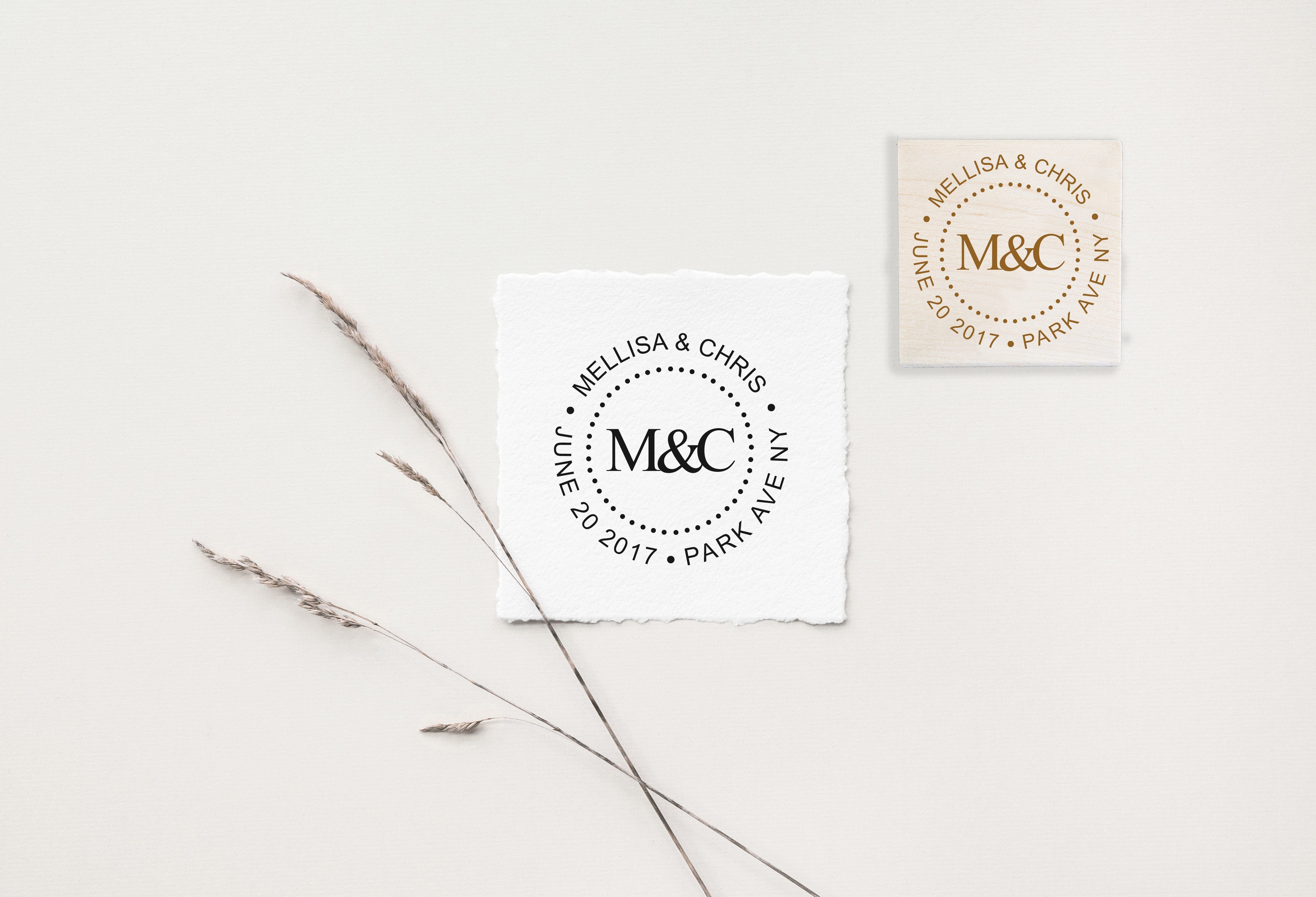 Melissa Wedding Stamp