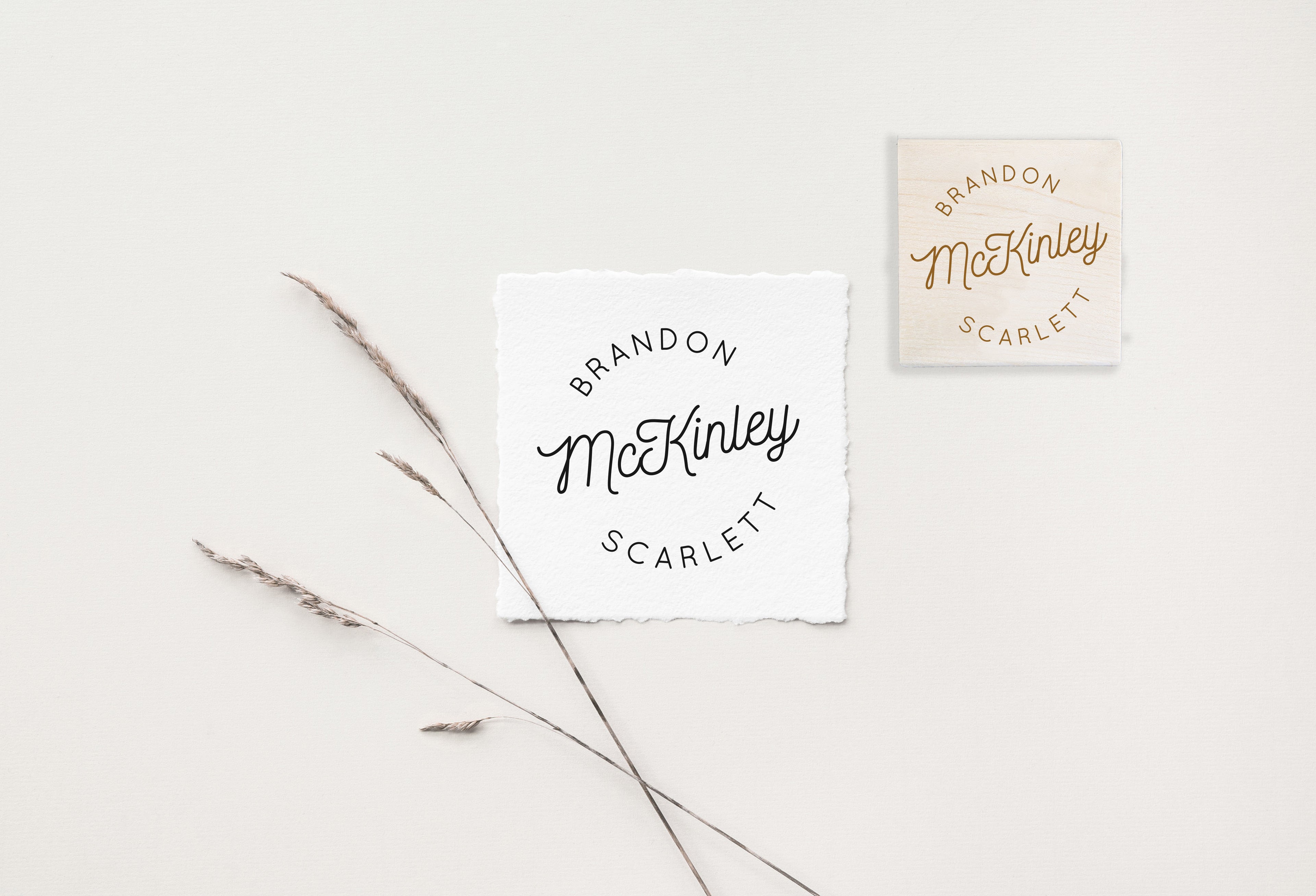 McKinley Wedding Stamp
