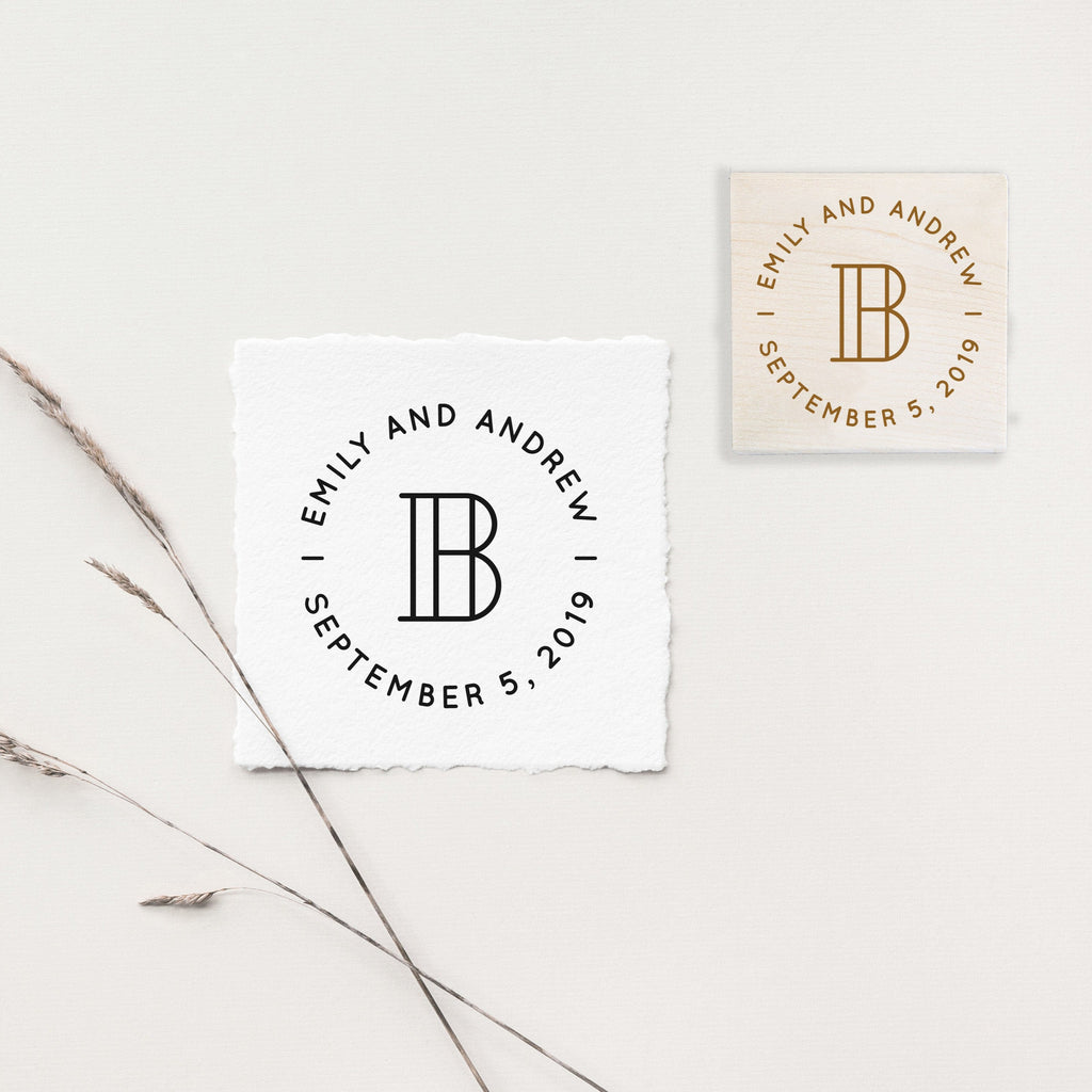 Bolton Save the Date Wedding Stamp