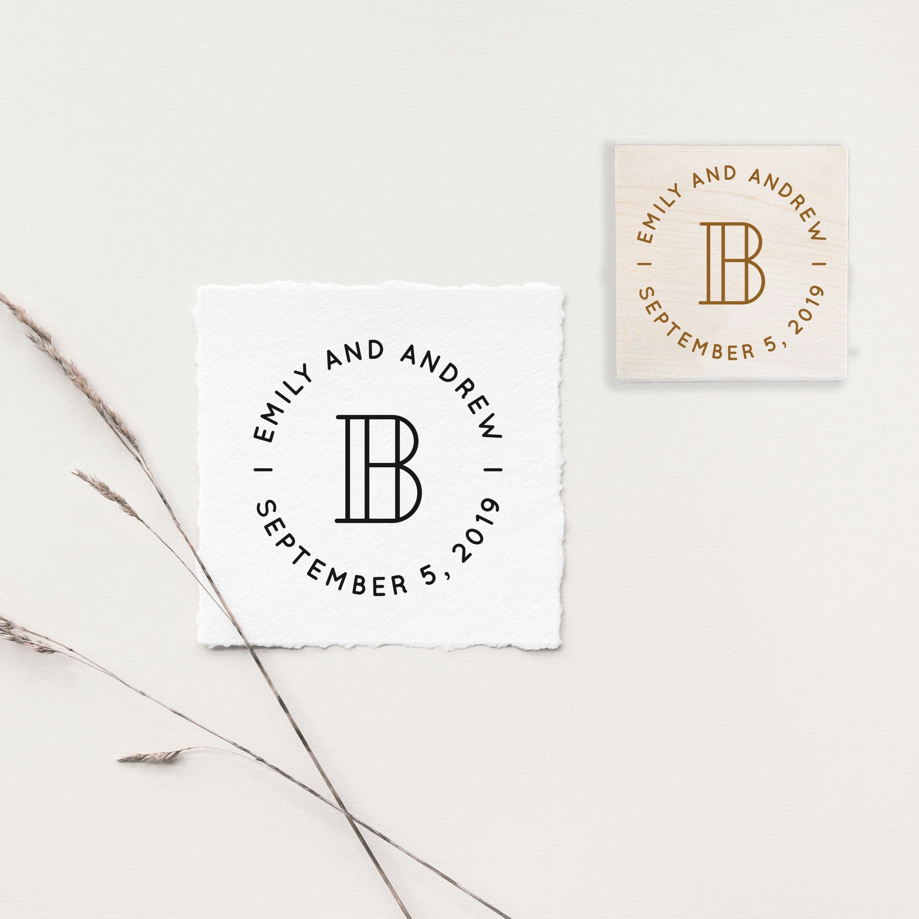 Bolton Save the Date Wedding Stamp