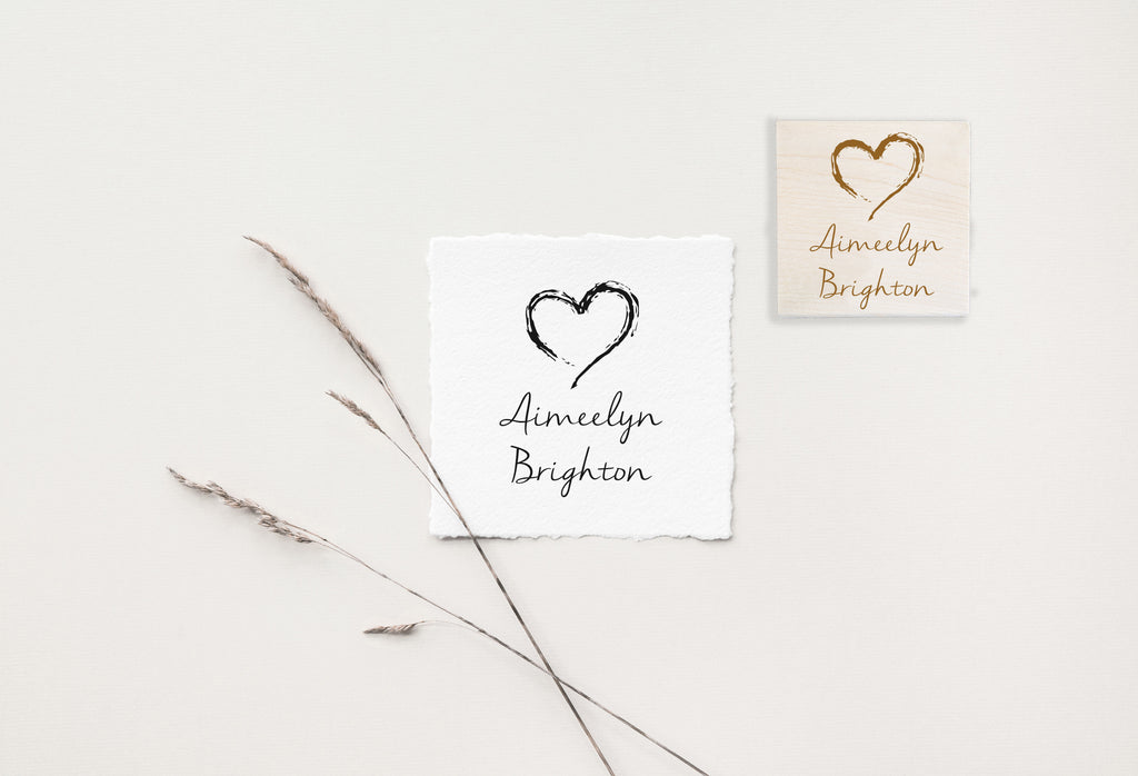 Stamp - Heart Name