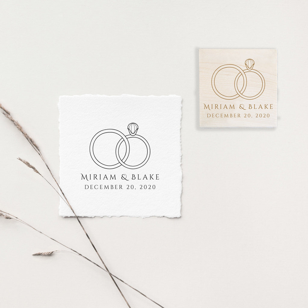 Wedding Rings Stamp
