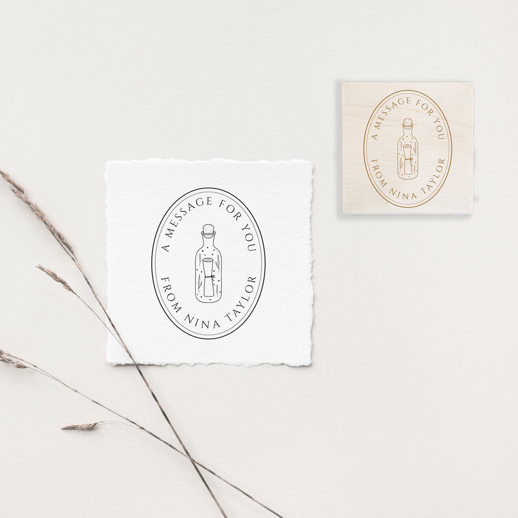 Stamp - Message in a Bottle