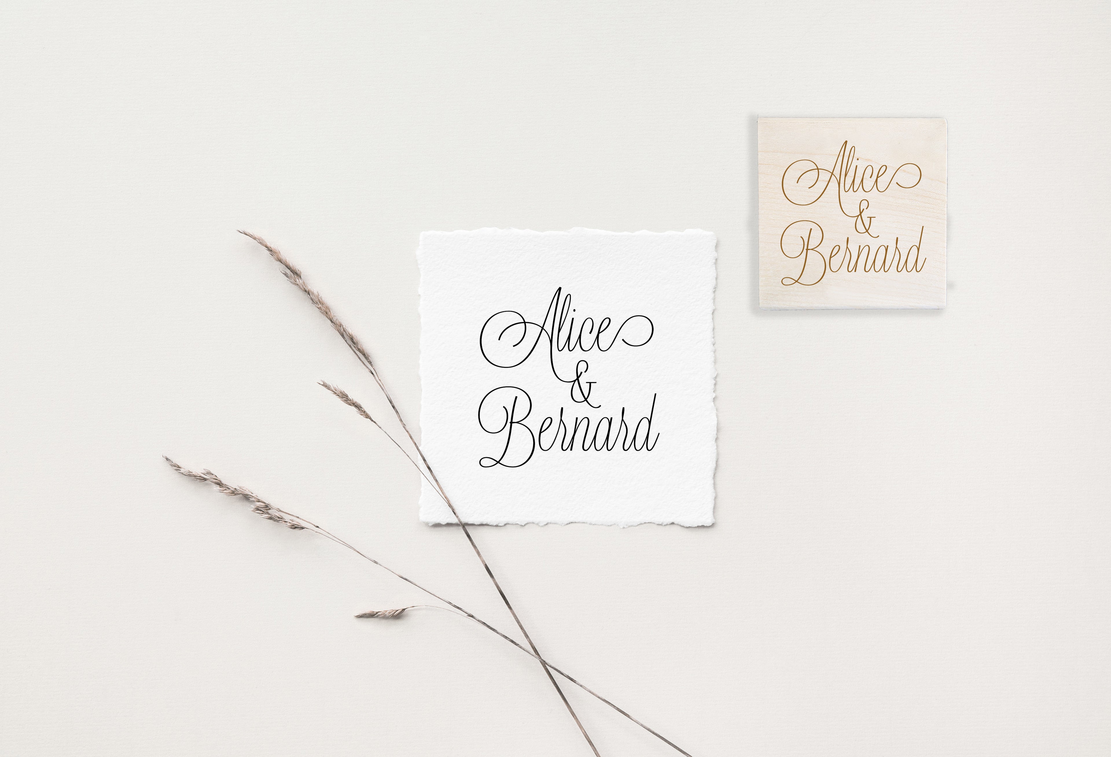 Alice Wedding Stamp