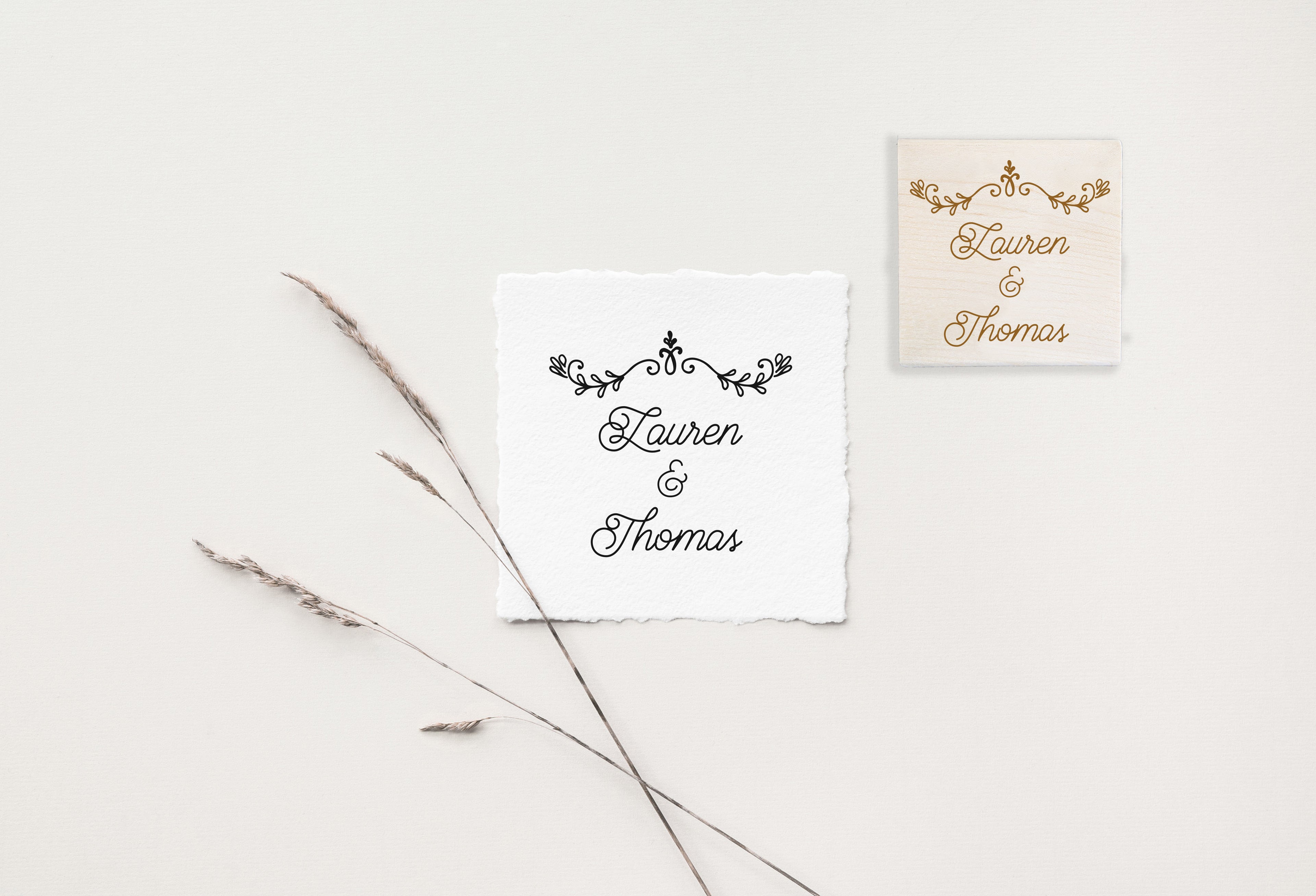 Lauren Wedding Stamp