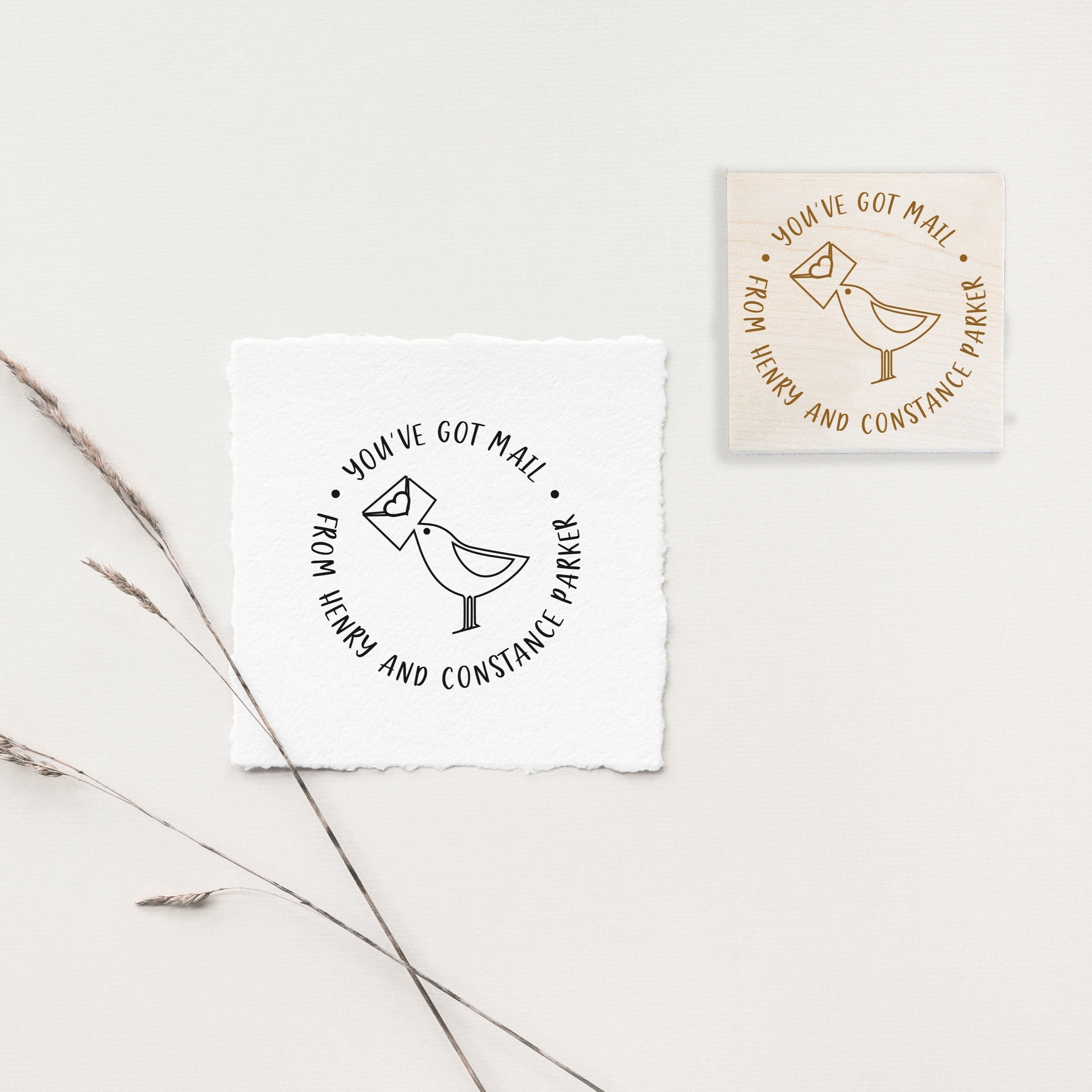 You've Got Mail Wedding Stamp