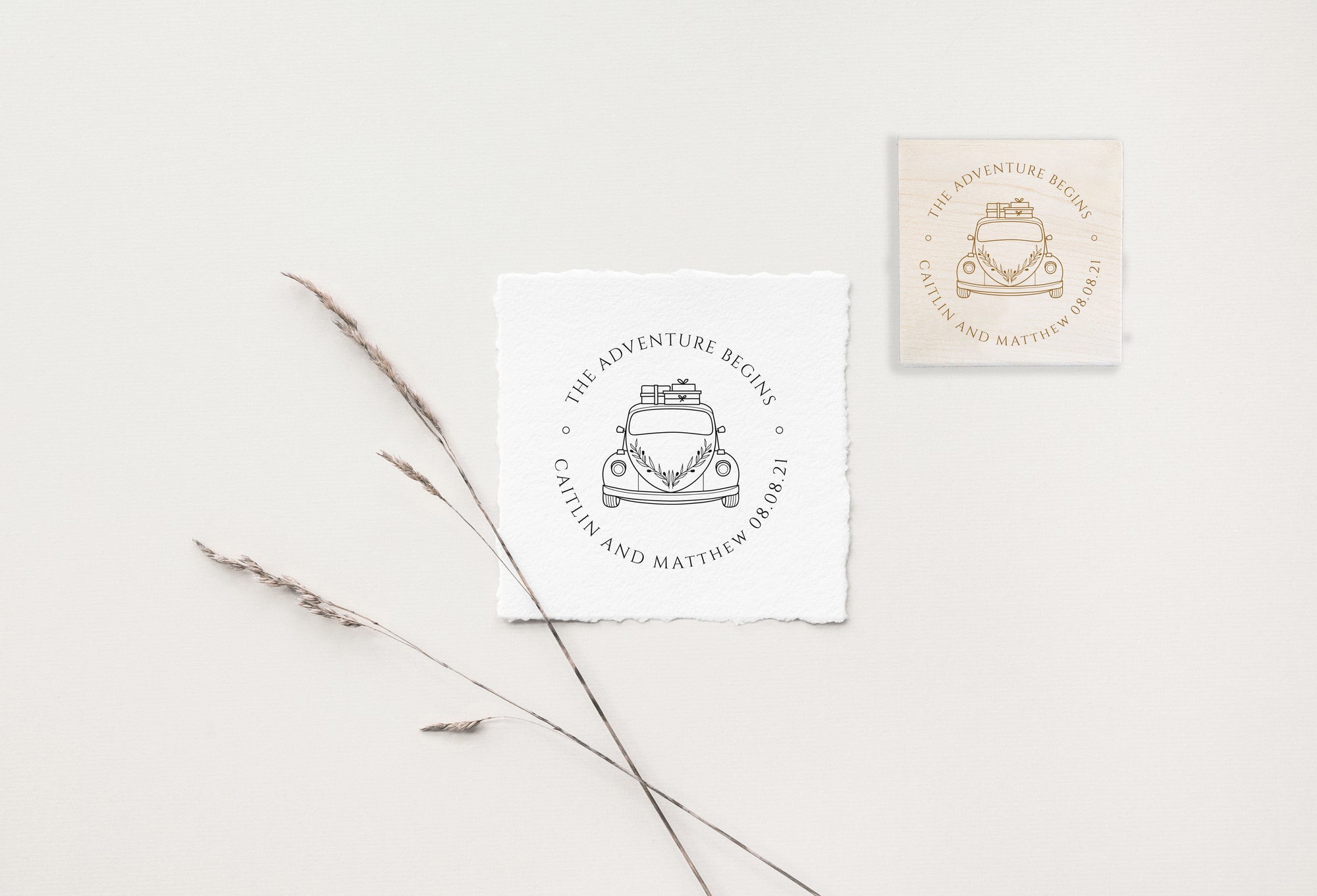 Stamp - VW Beetle Adventure