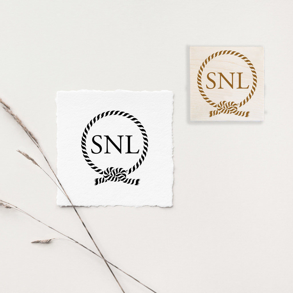 Stamp - Nautical Monogram