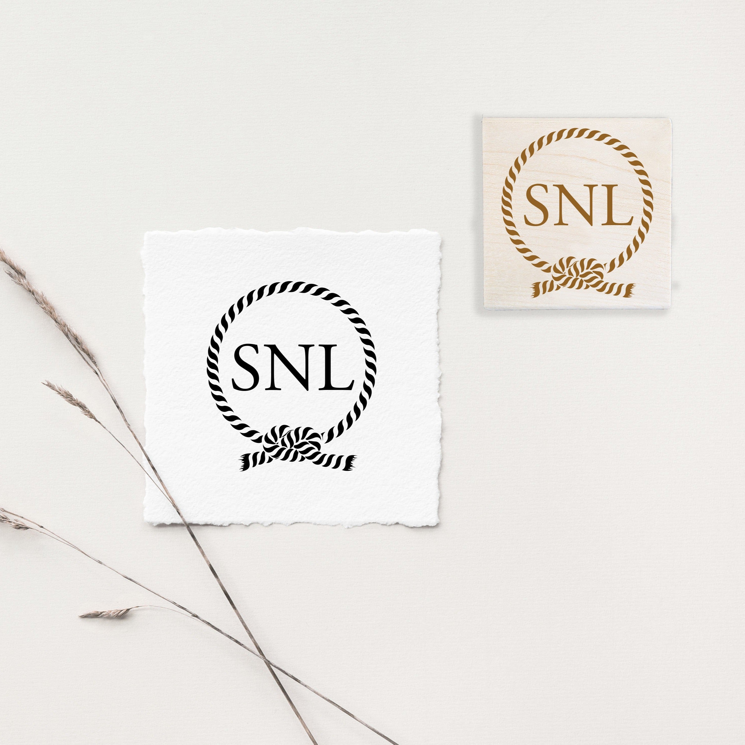 Stamp - Nautical Monogram