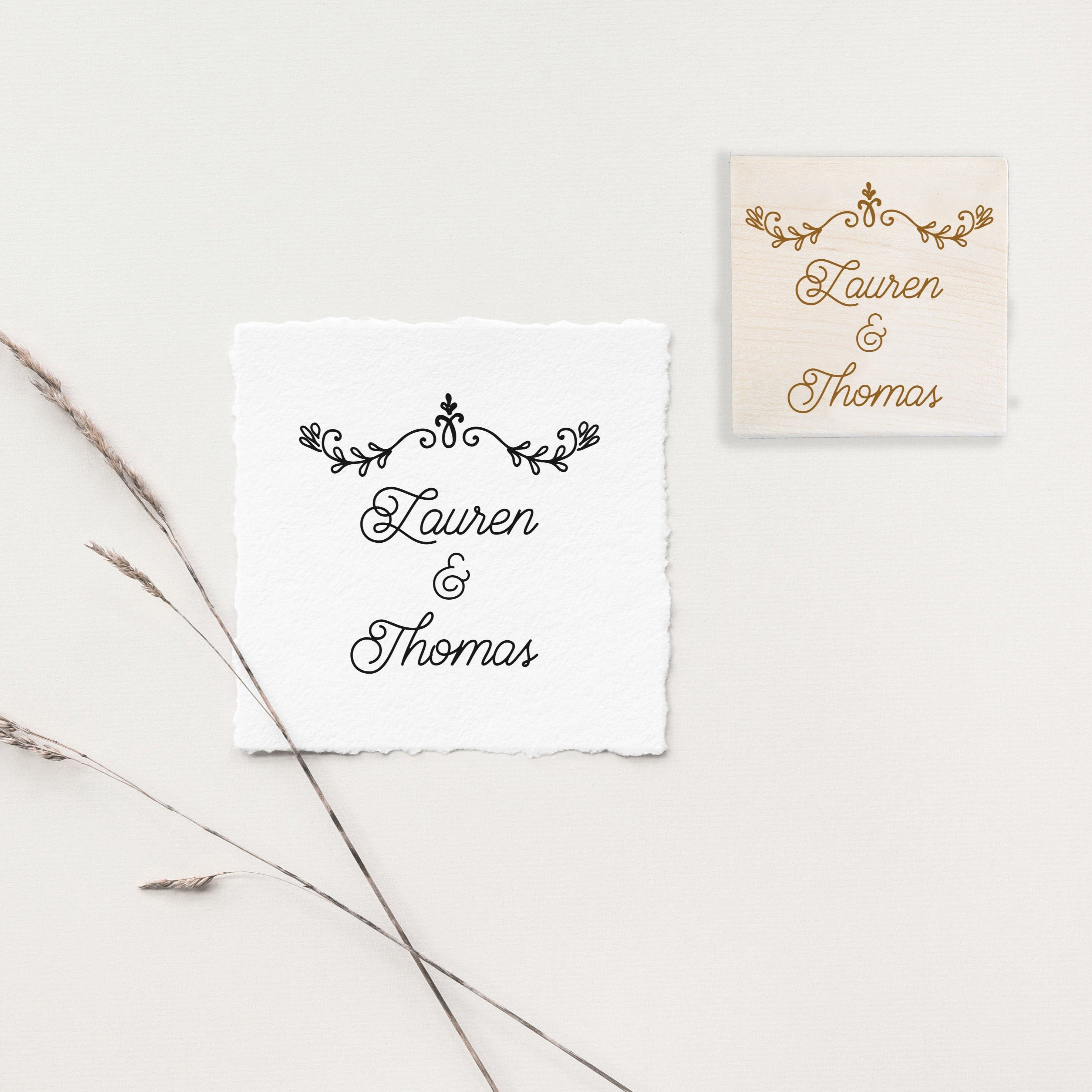 Lauren Wedding Stamp