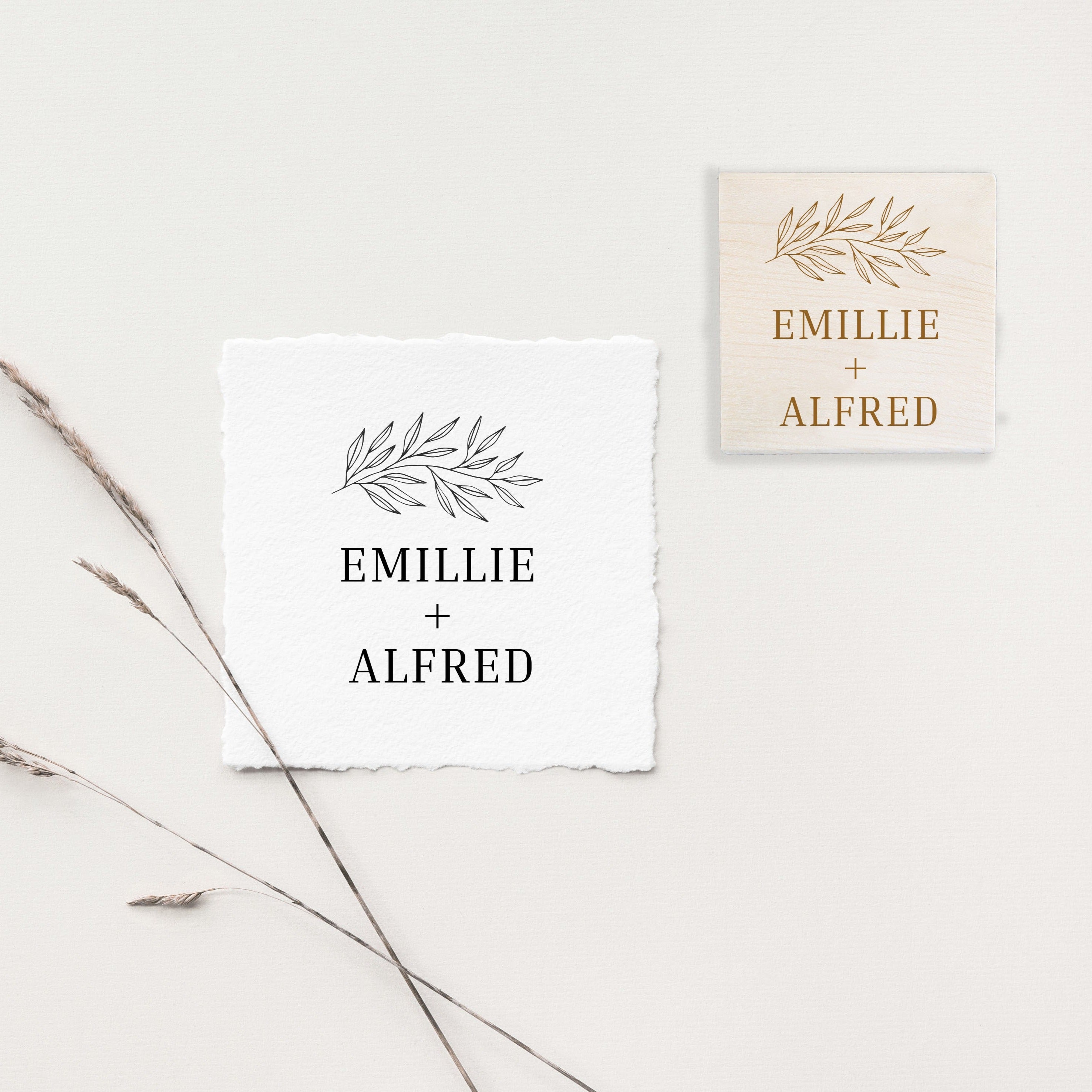 Emilie Wedding Stamp