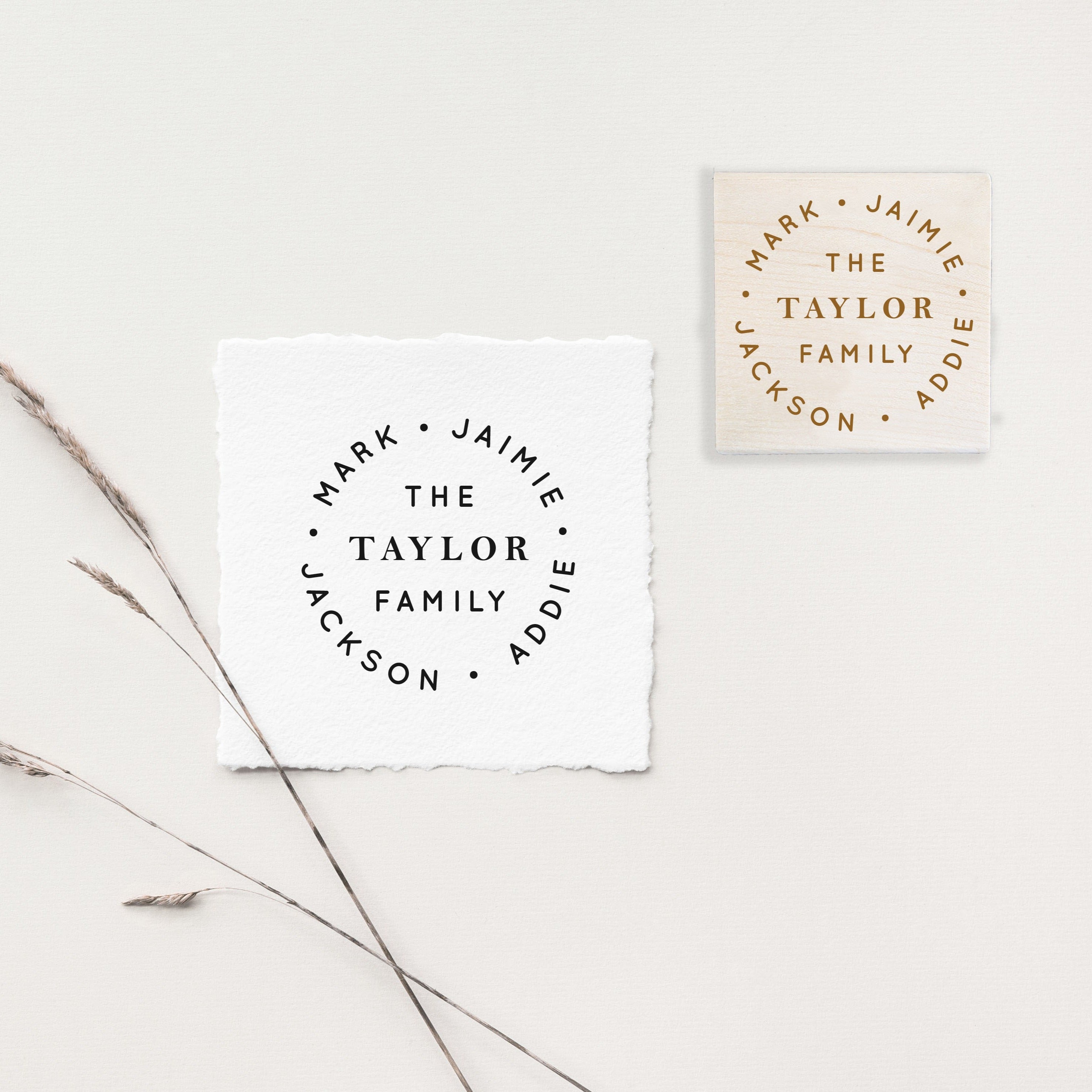 Taylor Family Wedding Stamp