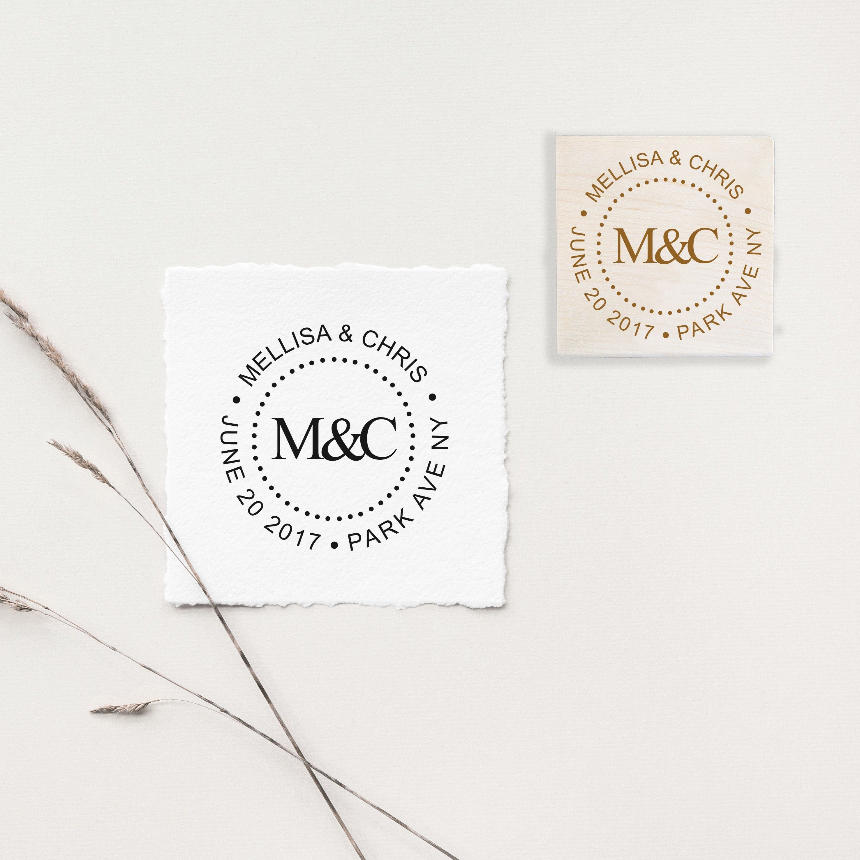 Melissa Wedding Stamp