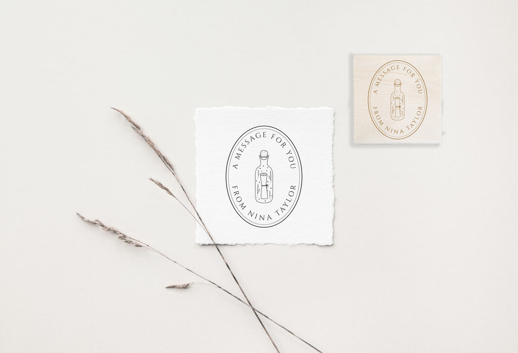 Stamp - Message in a Bottle
