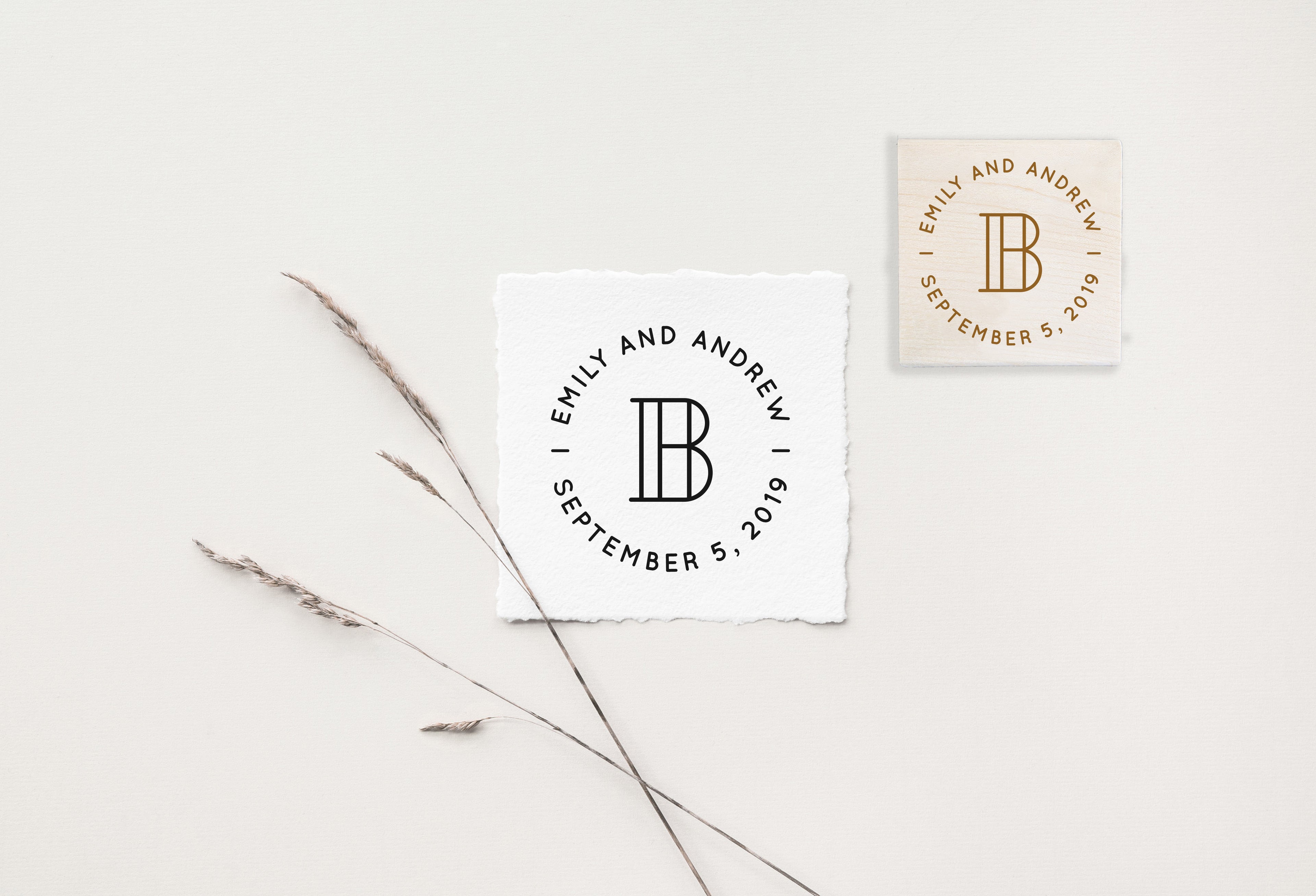Bolton Save the Date Wedding Stamp