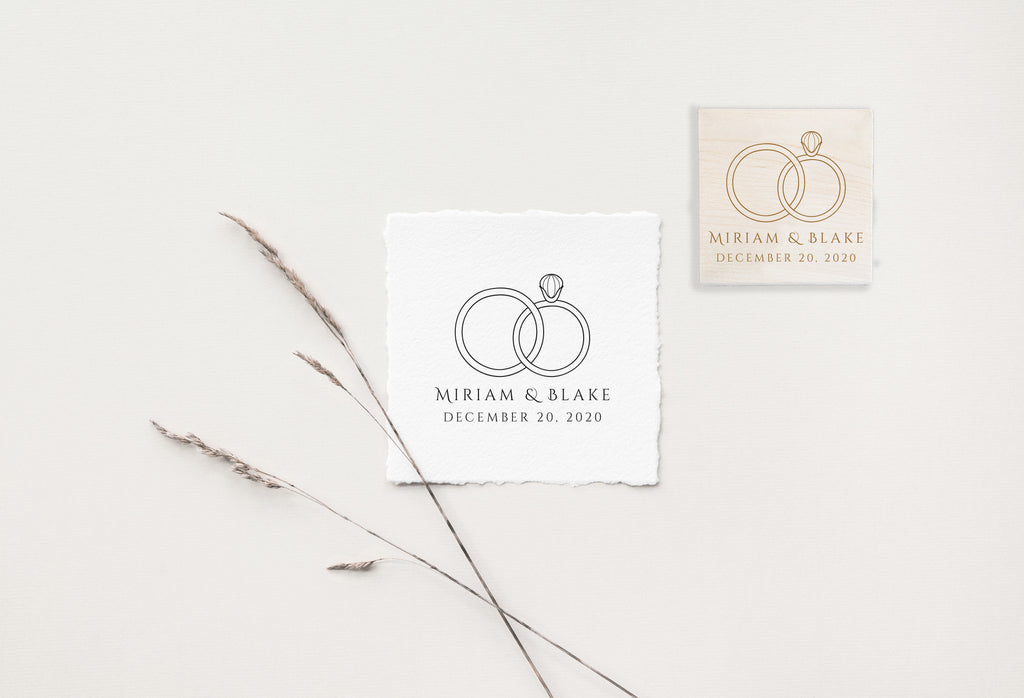 Wedding Rings Stamp