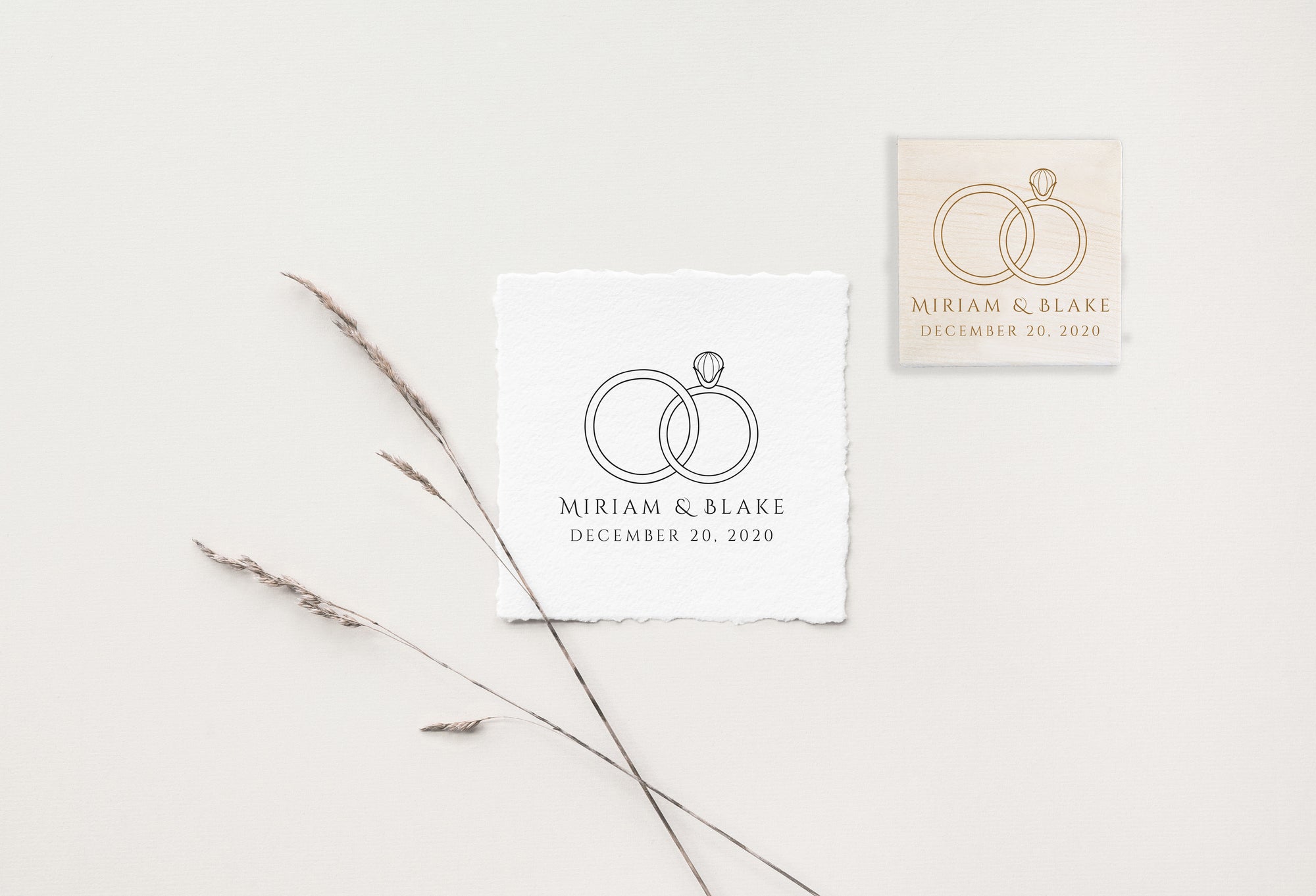 Stamp - Wedding Rings