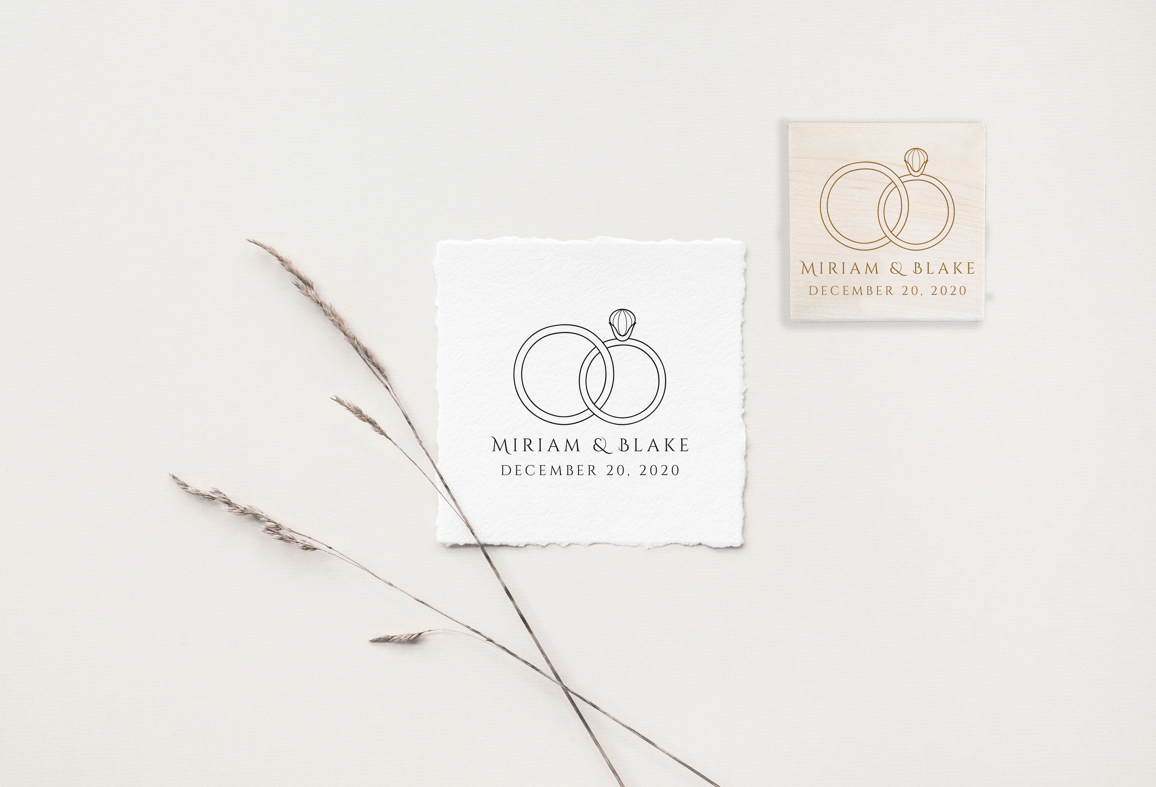 Wedding Rings Stamp