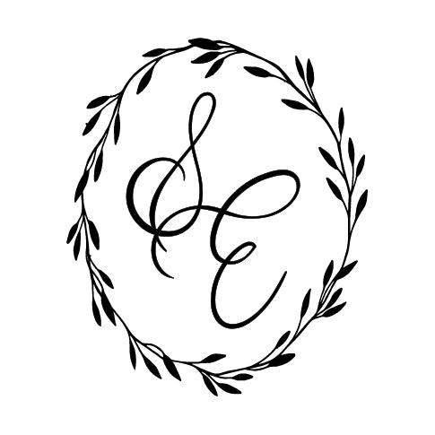 Embosser - Oval Wreath Initials