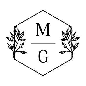 Wax Seal - Hexagon Wreath Initials