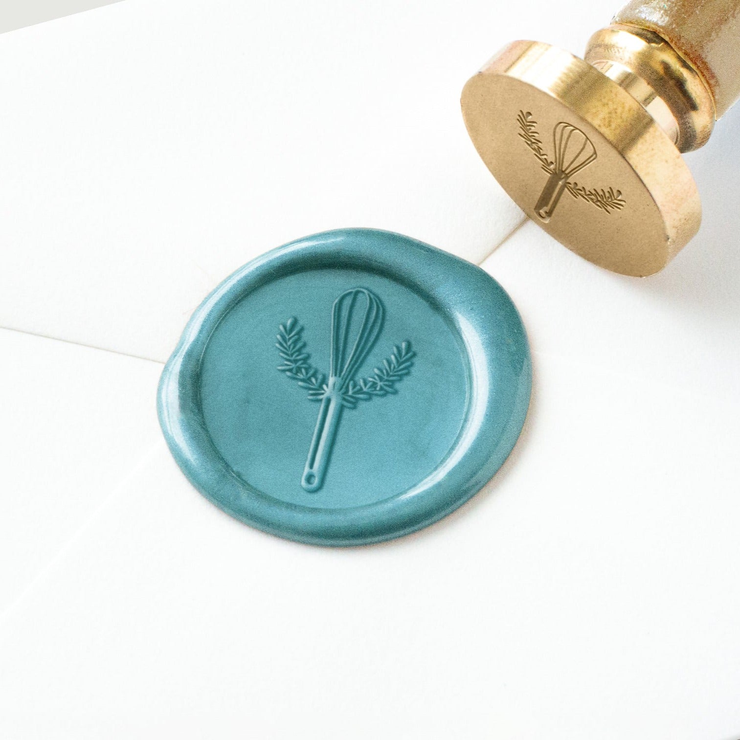 Wax Seal - Whisk with Laurel