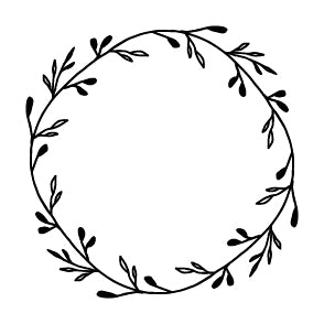 Wax Seal - Handdrawn Wreath
