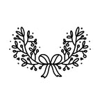 Wax Seal Stamp - Wreath with Ribbon